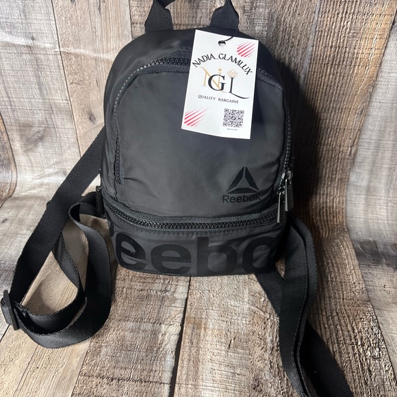Reebok Black Nylon Mini Backpack - Picture 5 of 11